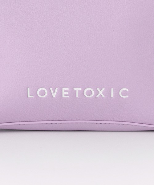 LOVETOXIC（ラブトキシック）の「スクウェアショルダーBAG（バックパック/リュック・キッズ・パープル/アイボリー/ブラック/ターコイズブルー・FREE）」の8枚目の写真