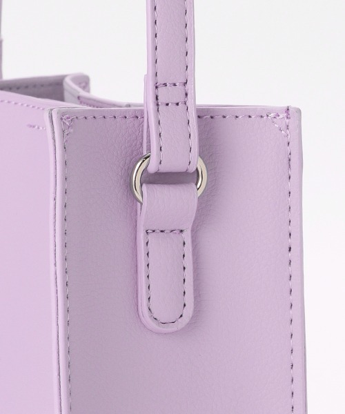 LOVETOXIC（ラブトキシック）の「スクウェアショルダーBAG（バックパック/リュック・キッズ・パープル/アイボリー/ブラック/ターコイズブルー・FREE）」の6枚目の写真