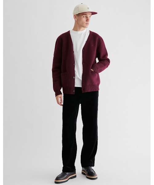 Saturdays NYC（サタデーズ ニューヨークシティ ）の「Michael Boiled Wool Cardigan（カーディガン/ボレロ・メンズ・ネイビー/パープル・XL/S/L/M/X-SMALL）」の7枚目の写真