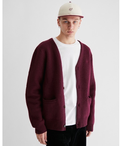 Saturdays NYC（サタデーズ ニューヨークシティ ）の「Michael Boiled Wool Cardigan（カーディガン/ボレロ・メンズ・ネイビー/パープル・XL/S/L/M/X-SMALL）」の12枚目の写真