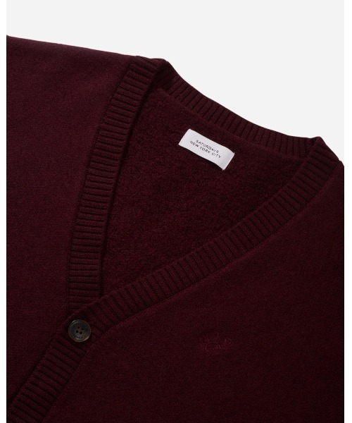 Saturdays NYC（サタデーズ ニューヨークシティ ）の「Michael Boiled Wool Cardigan（カーディガン/ボレロ・メンズ・ネイビー/パープル・XL/S/L/M/X-SMALL）」の3枚目の写真