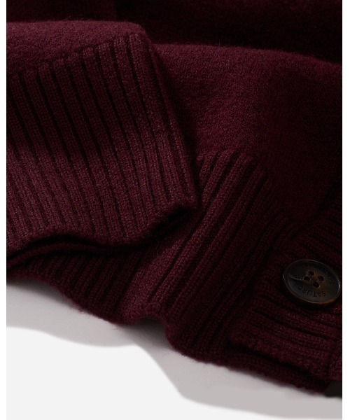 Saturdays NYC（サタデーズ ニューヨークシティ ）の「Michael Boiled Wool Cardigan（カーディガン/ボレロ・メンズ・ネイビー/パープル・XL/S/L/M/X-SMALL）」の4枚目の写真