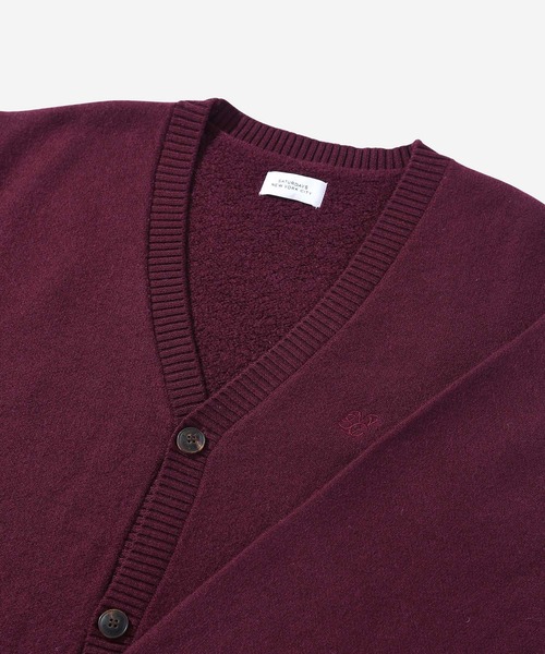 Saturdays NYC（サタデーズ ニューヨークシティ ）の「Michael Boiled Wool Cardigan（カーディガン/ボレロ・メンズ・ネイビー/パープル・XL/S/L/M/X-SMALL）」の13枚目の写真