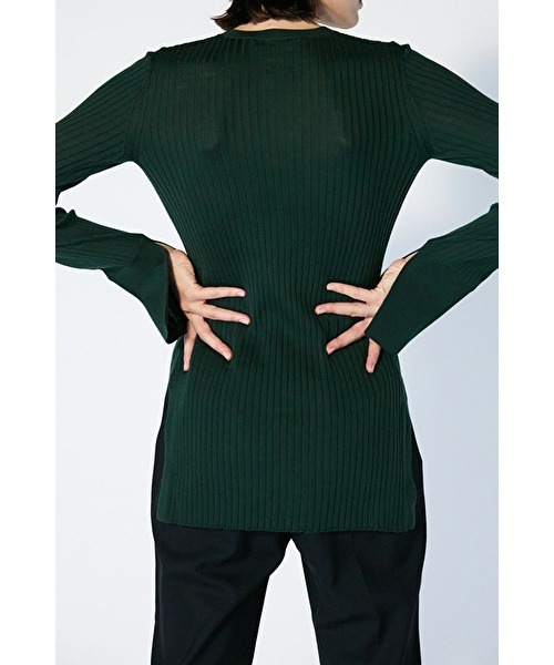 ENFOLD（エンフォルド）の「ワイドリブ ヘンリーロングスリーブ