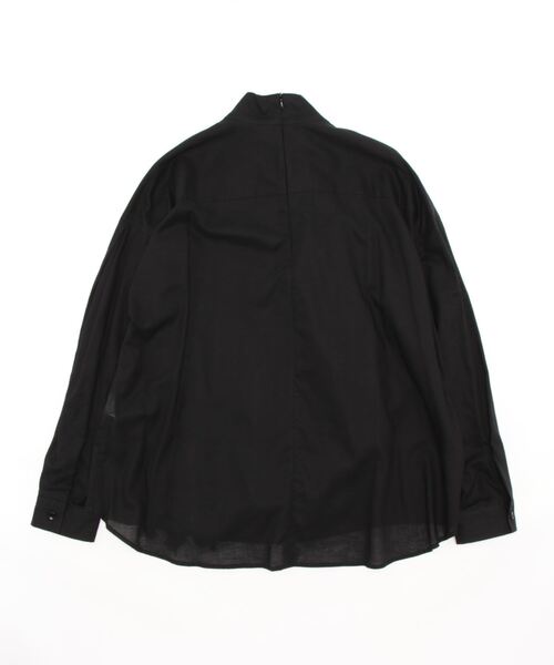 gomme（ゴム）の「ウォームレースミックス　ハイネックブラウス（シャツ/ブラウス・レディース・キナリ/ブラック・MEDIUM）」の11枚目の写真