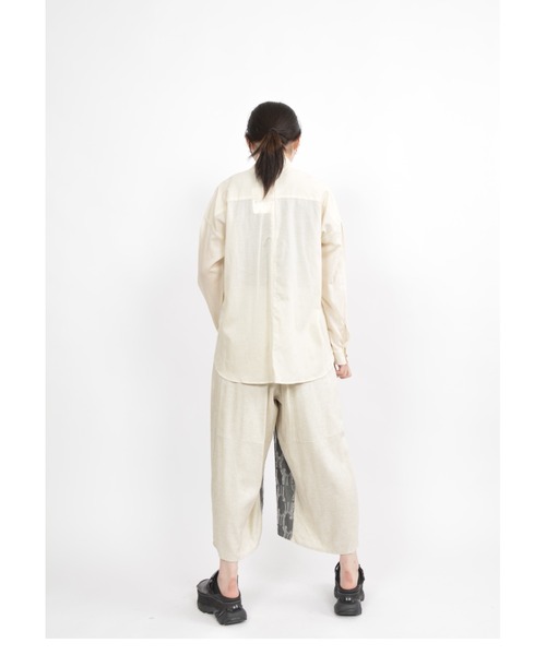 gomme（ゴム）の「ウォームレースミックス　ハイネックブラウス（シャツ/ブラウス・レディース・キナリ/ブラック・MEDIUM）」の13枚目の写真