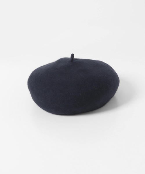 URBAN RESEARCH DOORS（アーバンリサーチドアーズ）の「ウールベレー帽(KIDS)（ハンチング/ベレー帽・キッズ・ネイビー/ブラウン・ONE）」の6枚目の写真