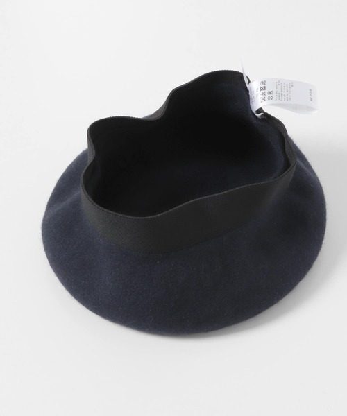 URBAN RESEARCH DOORS（アーバンリサーチドアーズ）の「ウールベレー帽(KIDS)（ハンチング/ベレー帽・キッズ・ネイビー/ブラウン・ONE）」の5枚目の写真