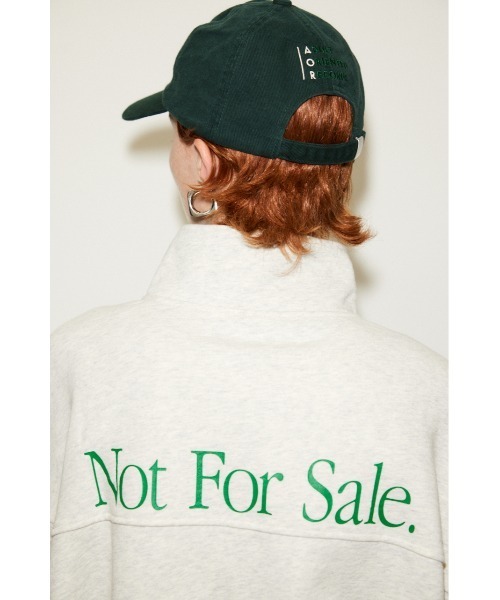 THROW by SLY（スローバイスライ）の「AOR x THROW LOGO CAP エーオーアール スロー ロゴ キャップ（キャップ・レディース・ブラック/ダークグリーン・FREE）」の4枚目の写真