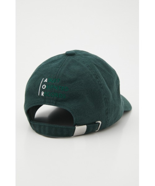 THROW by SLY（スローバイスライ）の「AOR x THROW LOGO CAP エーオーアール スロー ロゴ キャップ（キャップ・レディース・ブラック/ダークグリーン・FREE）」の10枚目の写真