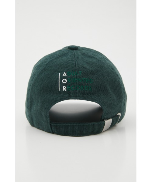 THROW by SLY（スローバイスライ）の「AOR x THROW LOGO CAP エーオーアール スロー ロゴ キャップ（キャップ・レディース・ブラック/ダークグリーン・FREE）」の8枚目の写真