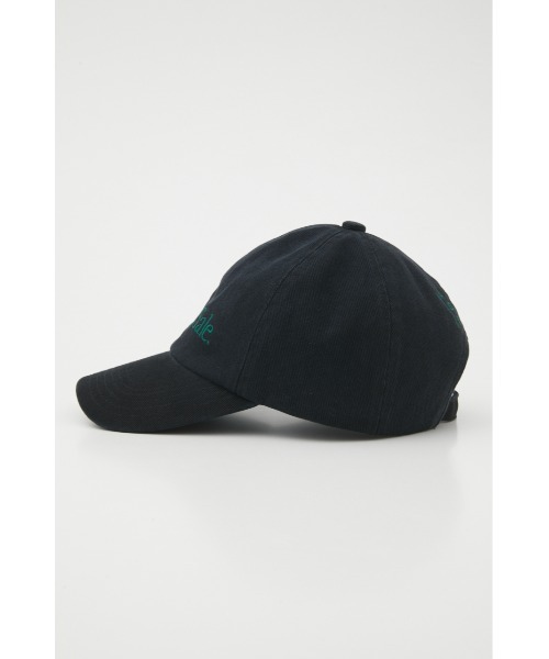 THROW by SLY（スローバイスライ）の「AOR x THROW LOGO CAP エーオーアール スロー ロゴ キャップ（キャップ・レディース・ブラック/ダークグリーン・FREE）」の3枚目の写真