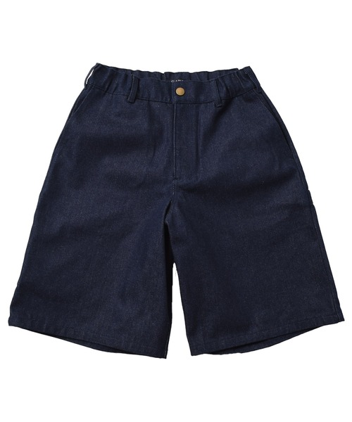 GLAZOS(グラソス)の「デニム・ペインタービッグハーフパンツ(デニムパンツ・キッズ・ライトブルー/ネイビー・140cm/150cm/160cm/170cm)」の3枚目の写真