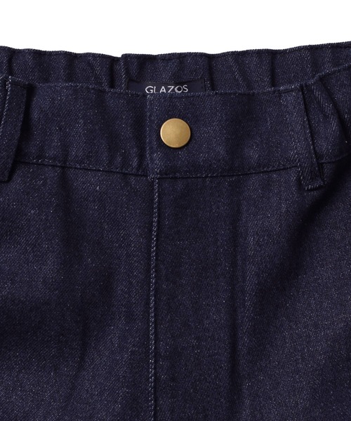 GLAZOS(グラソス)の「デニム・ペインタービッグハーフパンツ(デニムパンツ・キッズ・ライトブルー/ネイビー・140cm/150cm/160cm/170cm)」の15枚目の写真
