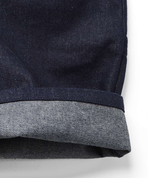 GLAZOS(グラソス)の「デニム・ペインタービッグハーフパンツ(デニムパンツ・キッズ・ライトブルー/ネイビー・140cm/150cm/160cm/170cm)」の18枚目の写真