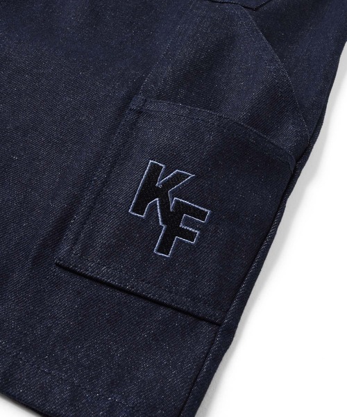 GLAZOS(グラソス)の「デニム・ペインタービッグハーフパンツ(デニムパンツ・キッズ・ライトブルー/ネイビー・140cm/150cm/160cm/170cm)」の19枚目の写真