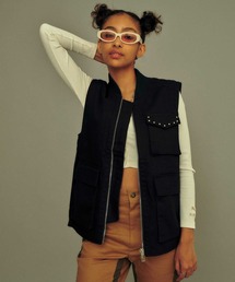 atmos pink | atmos pink ツイルベスト / アトモスピンク ツイルベスト(ベスト)