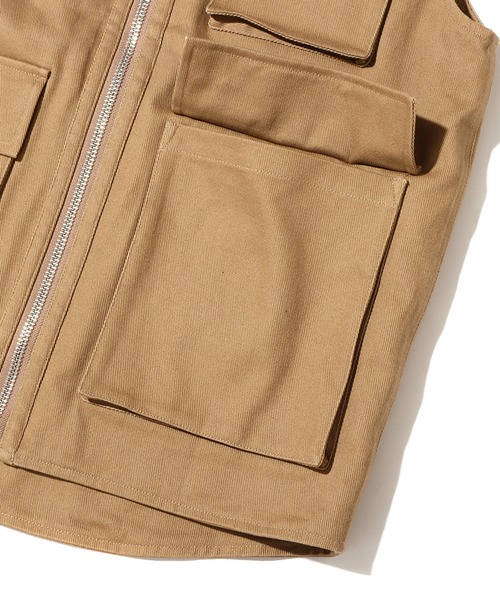 atmos pink（アトモスピンク）の「atmos pink ツイルベスト / アトモスピンク ツイルベスト（ベスト・レディース・ブラック/ベージュ・S/M）」の13枚目の写真