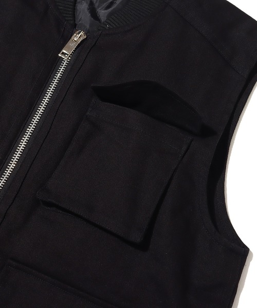 atmos pink（アトモスピンク）の「atmos pink ツイルベスト / アトモスピンク ツイルベスト（ベスト・レディース・ブラック/ベージュ・S/M）」の15枚目の写真