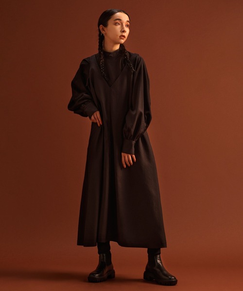 ear PAPILLONNER（イアパピヨネ）の「【SUM1 STYLE（スミスタイル）】ボリュームスリーブプルオーバー（その他トップス・レディース・ブラック/グレー・FREE）」の6枚目の写真