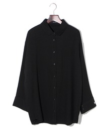 オープンスリーブロングシャツ