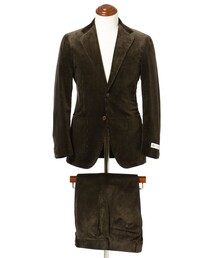 BEAMS F（ビームスエフ）の「BEAMS F / DUCA VISCONTI ダークブラウン コーデュロイ スーツ（スーツジャケット・メンズ）」