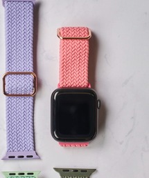 【zandy / ズィー・アンド・ワイ】アップルウォッチバンド ナイロンベルト 編み込みループ Apple Watch