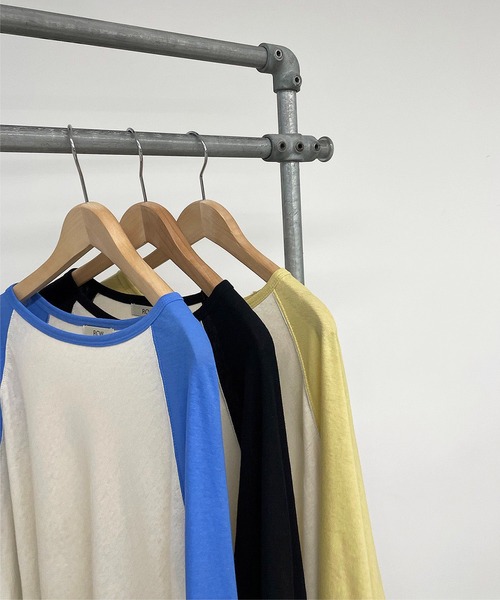 CANAL JEAN（キャナルジーン）の「長袖カットソー（Tシャツ/カットソー・レディース・ブルー・38）」の2枚目の写真