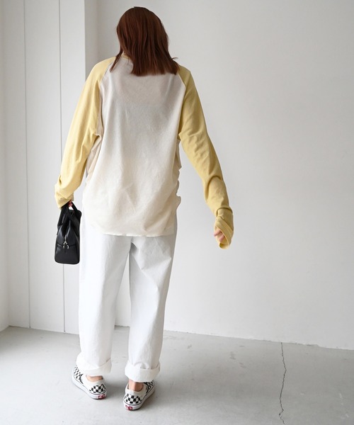 CANAL JEAN（キャナルジーン）の「長袖カットソー（Tシャツ/カットソー・レディース・ブルー・38）」の3枚目の写真