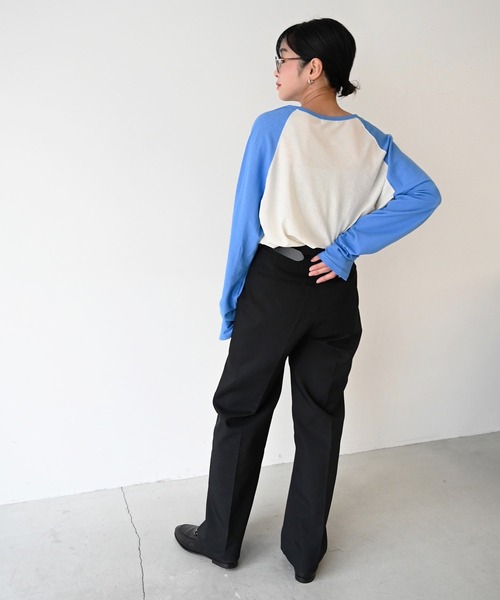 CANAL JEAN（キャナルジーン）の「長袖カットソー（Tシャツ/カットソー・レディース・ブルー・38）」の5枚目の写真