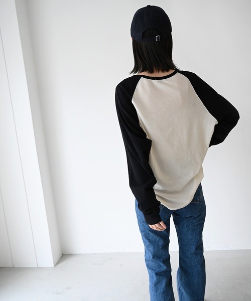 CANAL JEAN（キャナルジーン）の「長袖カットソー（Tシャツ/カットソー・レディース・ブルー・38）」の6枚目の写真