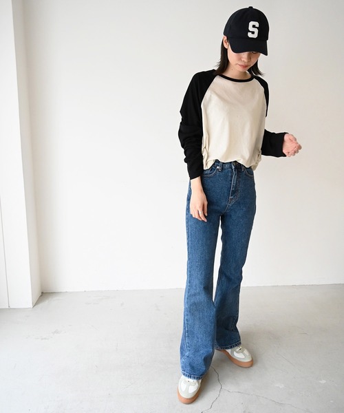 CANAL JEAN（キャナルジーン）の「長袖カットソー（Tシャツ/カットソー・レディース・ブルー・38）」の7枚目の写真