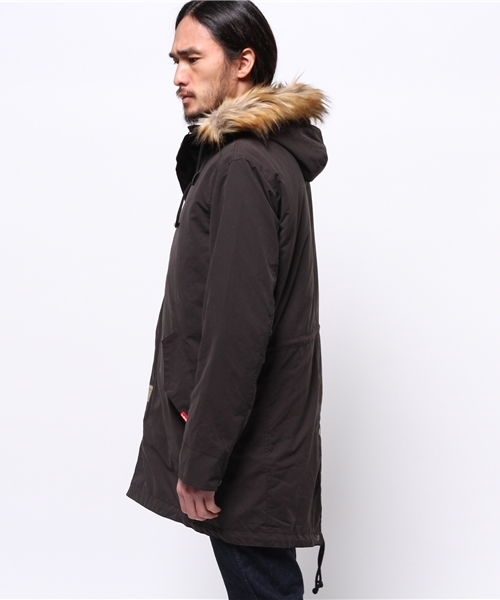 OUTLET(アウトレット)の「【WHO'S WHO gallery】EMウェザーピーチモッズ(モッズコート・メンズ・ブラック・MEDIUM/LARGE)」の3枚目の写真