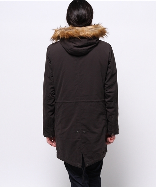 OUTLET(アウトレット)の「【WHO'S WHO gallery】EMウェザーピーチモッズ(モッズコート・メンズ・ブラック・MEDIUM/LARGE)」の4枚目の写真