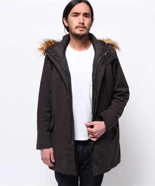 OUTLET(アウトレット)の「【WHO'S WHO gallery】EMウェザーピーチモッズ(モッズコート・メンズ・ブラック・MEDIUM/LARGE)」の5枚目の写真