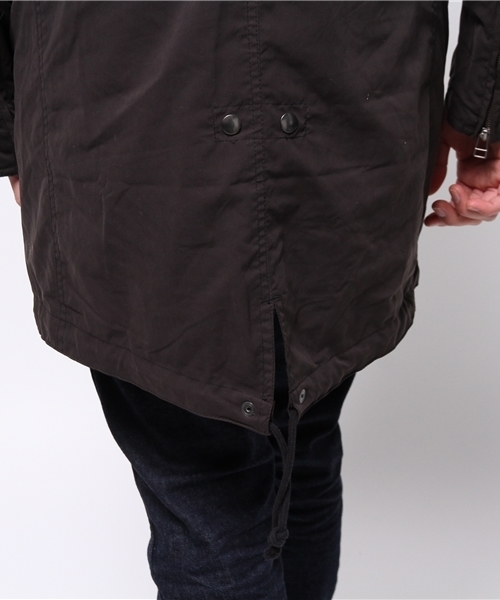 OUTLET(アウトレット)の「【WHO'S WHO gallery】EMウェザーピーチモッズ(モッズコート・メンズ・ブラック・MEDIUM/LARGE)」の12枚目の写真