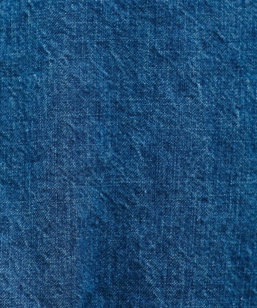 NANO universe(ナノユニバース)の「LB.02/ブリーチデニムロングスリーブワークシャツ(シャツ/ブラウス・メンズ・ブルー・S)」の11枚目の写真
