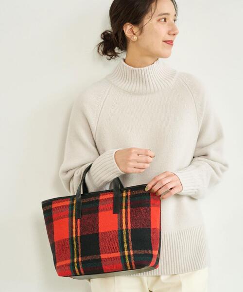 ✨新品タグ付き✨ブラックレーベル　トートバッグ　シャドーチェック　オレンジ ✨新品タグ付き✨ブラックレーベル トートバッグ シャドーチェック