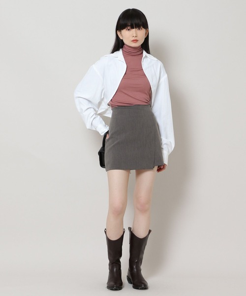 ALAND（エーランド）の「3.3 Field Trip／スリムフィットミニスカート　2172076（スカート・レディース・ブラック/グレー・FREE）」の9枚目の写真