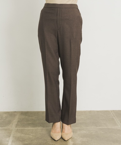 URBAN RESEARCH（アーバンリサーチ）の「ウールライクセミフレアイージーパンツ（その他パンツ・レディース・ブラウン/ブラック・36/38）」の8枚目の写真