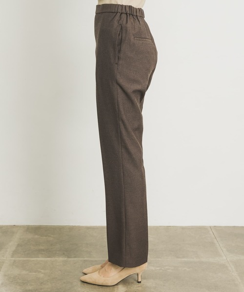 URBAN RESEARCH（アーバンリサーチ）の「ウールライクセミフレアイージーパンツ（その他パンツ・レディース・ブラウン/ブラック・36/38）」の9枚目の写真