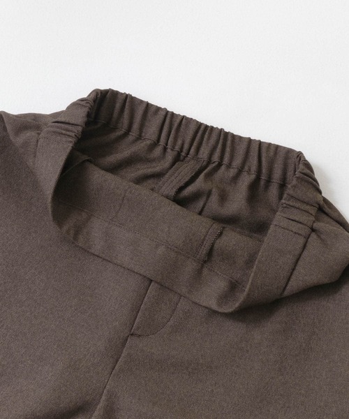 URBAN RESEARCH（アーバンリサーチ）の「ウールライクセミフレアイージーパンツ（その他パンツ・レディース・ブラウン/ブラック・36/38）」の5枚目の写真