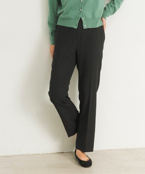 URBAN RESEARCH（アーバンリサーチ）の「ウールライクセミフレアイージーパンツ（その他パンツ・レディース・ブラウン/ブラック・36/38）」の2枚目の写真