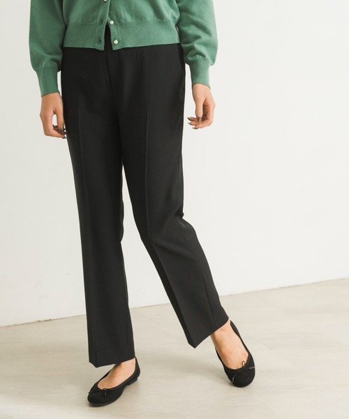 URBAN RESEARCH（アーバンリサーチ）の「ウールライクセミフレアイージーパンツ（その他パンツ・レディース・ブラウン/ブラック・36/38）」の12枚目の写真