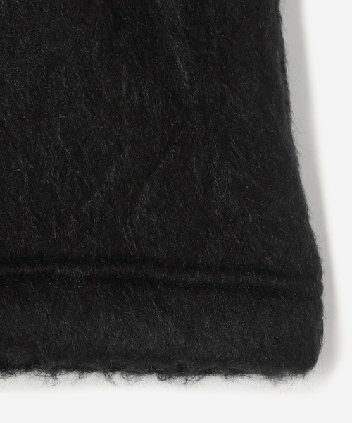 MONITALY(モニタリー)の「MONITALY | シャギーVネックカーディガン SOLID MEN(カーディガン/ボレロ・メンズ・ブラック・MEDIUM/LARGE)」の11枚目の写真