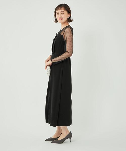 ドット チュール シアー ワンピース ドレス Green Label Relaxing グリーンレーベルリラクシング のファッション通販 Zozotown