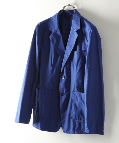 HARE(ハレ)の「タイプライターシャツジャケット(HARE)(テーラードジャケット・メンズ・オフホワイト/ブルー/ネイビー/ベージュ・MEDIUM/SMALL/LARGE)」の1枚目の写真