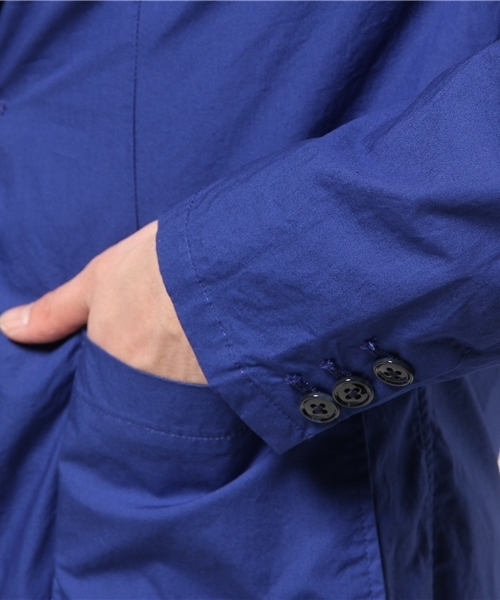 HARE(ハレ)の「タイプライターシャツジャケット(HARE)(テーラードジャケット・メンズ・オフホワイト/ブルー/ネイビー/ベージュ・MEDIUM/SMALL/LARGE)」の11枚目の写真