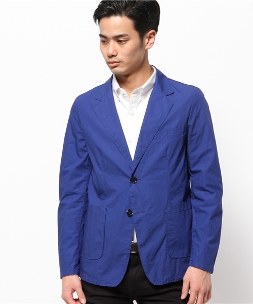 HARE(ハレ)の「タイプライターシャツジャケット(HARE)(テーラードジャケット・メンズ・オフホワイト/ブルー/ネイビー/ベージュ・MEDIUM/SMALL/LARGE)」の20枚目の写真