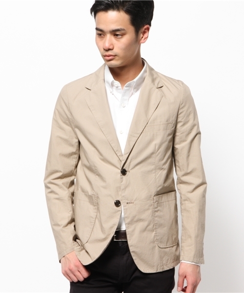 HARE(ハレ)の「タイプライターシャツジャケット(HARE)(テーラードジャケット・メンズ・オフホワイト/ブルー/ネイビー/ベージュ・MEDIUM/SMALL/LARGE)」の17枚目の写真